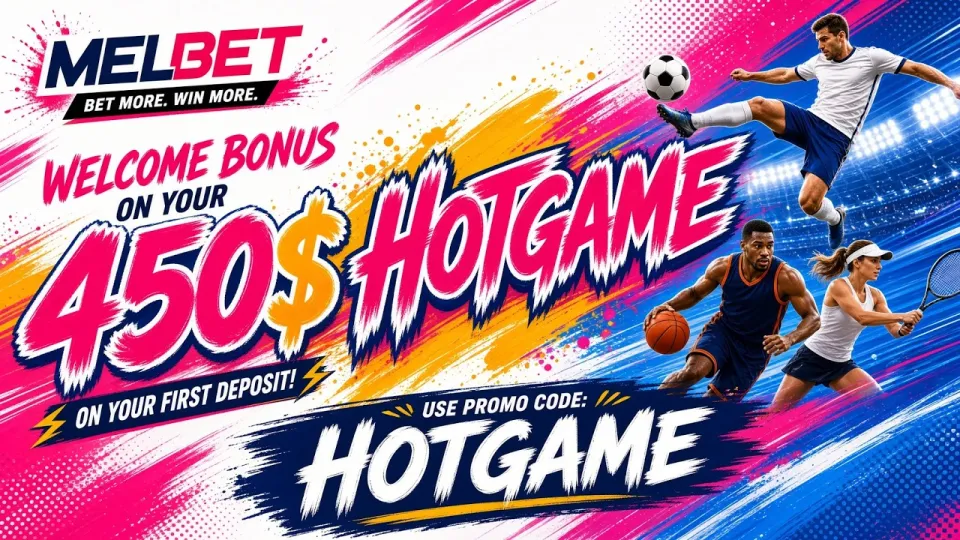 Melbet Casino with promo code HOTGAME unlocks a $450 first-deposit welcome offer